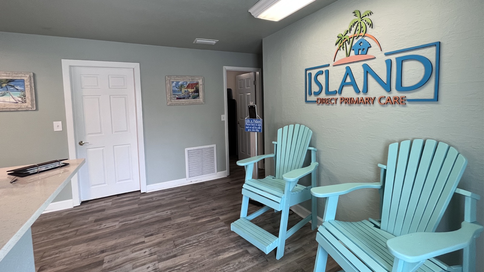 Inside the Island DPC office